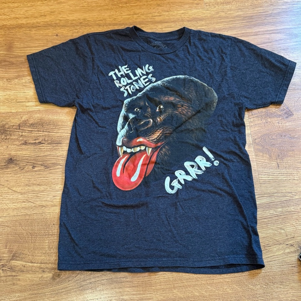 The Rolling Stones Shirt 50 Years GRRRR! Gorilla T Shirt Men’s Large Black